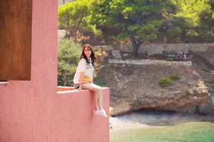 迪丽热巴唯美浪漫写真图片_11