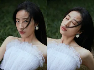 周雨彤黑白配酷美写真图片_4