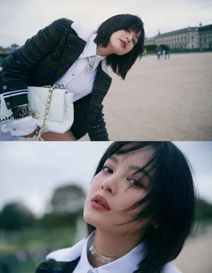 辛芷蕾性感优雅街拍图片_2