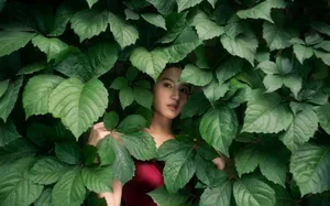 苏青吊带裙性感优雅写真图片_3