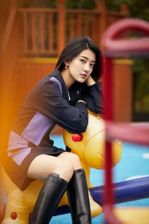 梁洁元气少女感写真图片_2