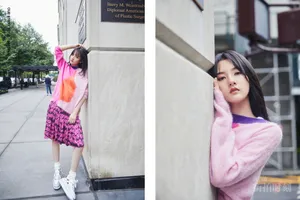 宋祖儿粉色少女风写真图片_3