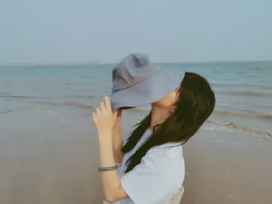 谭松韵海边私服照图片_6