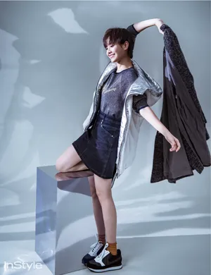 李庚希短发潇洒写真图片_4