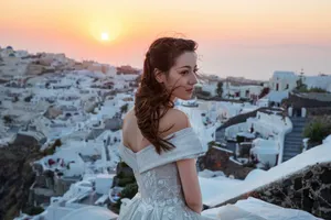 迪丽热巴唯美迷人婚纱写真图片_7