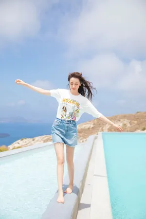 迪丽热巴活力小清新写真图片_4