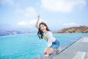 迪丽热巴活力小清新写真图片_7