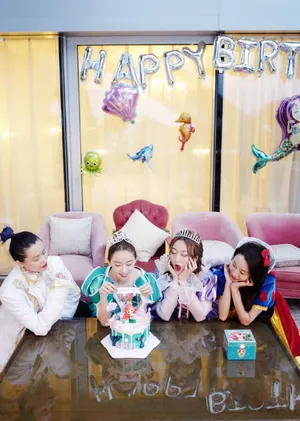 刘萌萌生日会美人鱼装图片_3
