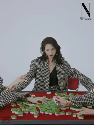 金晨时尚杂志封面写真图片_6