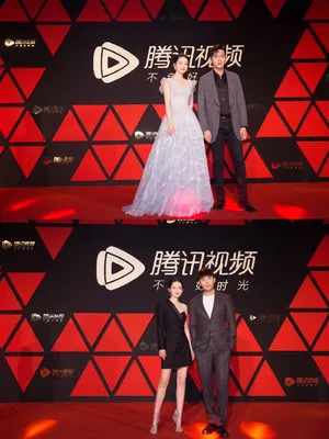 李沁黑白长裙性感写真图片_3