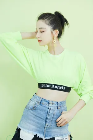 古力娜扎清爽小清新写真图片_2
