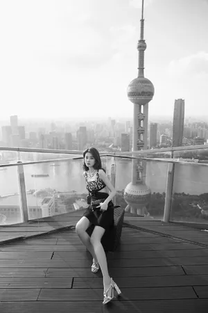 乔欣甜酷范写真图片_2