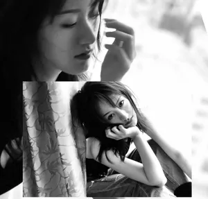 袁冰妍性感黑白光影写真图片_6