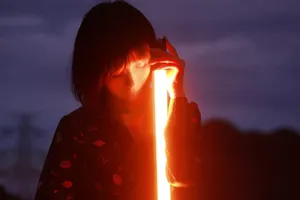 田沅朦胧光影写真图片_3