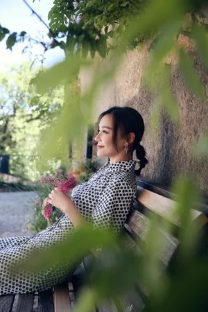 袁姗姗清甜秀丽写真图片_5