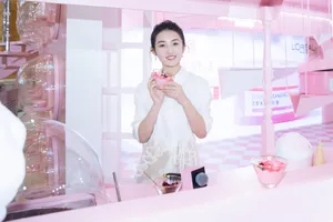 张子枫清新甜美品牌活动图片_6