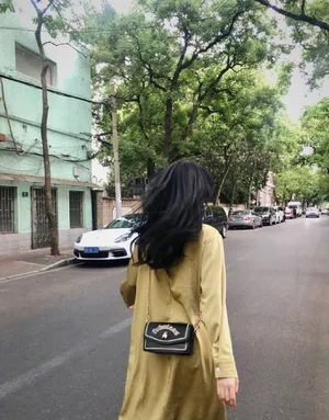 刘丁菡街头随性写真图片