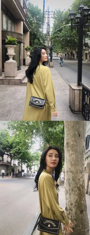刘丁菡街头随性写真图片_8