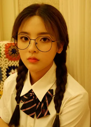 杨超越学生制服甜美性感图片_2