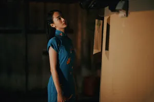 孙铱复古优雅旗袍写真图片_5