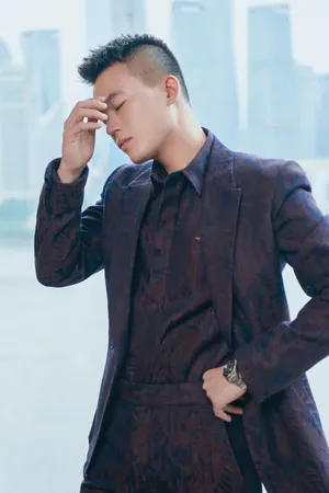 欧豪清爽帅气西装写真图片_2