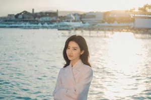 景甜清新温婉海边写真图片_6