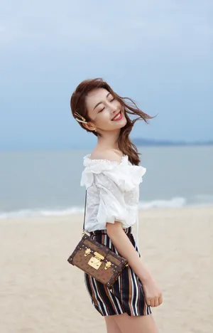 宣璐清爽甜美海边写真图片_4