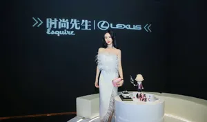 刘丁菡裹胸礼服性感活动照图片_1