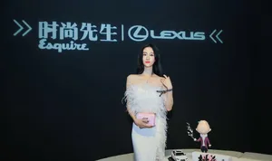 刘丁菡裹胸礼服性感活动照图片_2