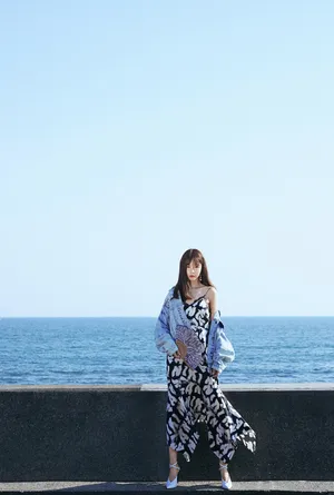 沈梦辰性感迷人海边写真图片_2