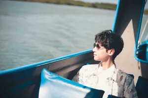 罗云熙休闲帅气夏日写真图片_1