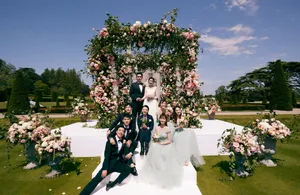张若昀唐艺昕唯美浪漫婚礼图片_3