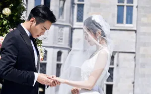 张若昀唐艺昕唯美浪漫婚礼图片_5