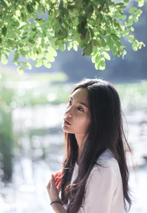王可如清爽甜美户外写真_7