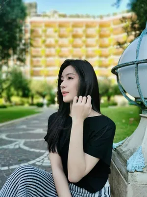 汤晶媚夏日清秀写真图片_2