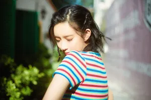 孟子义清新元气夏日街拍图片_2