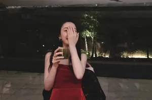 蒋梦婕夏日吊带私服照图片_2