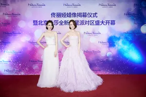 佟丽娅北京杜莎夫人蜡像馆图片_2