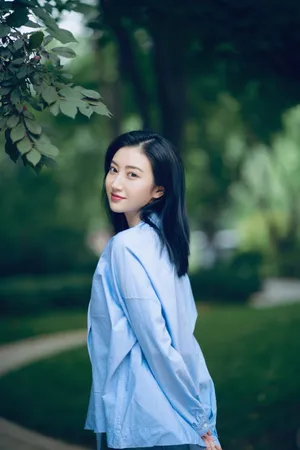 景甜夏日清新写真图片_2