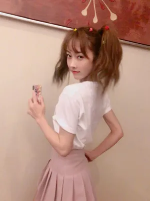 宣璐双马尾俏皮甜美图片_2