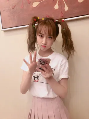 宣璐双马尾俏皮甜美图片_3