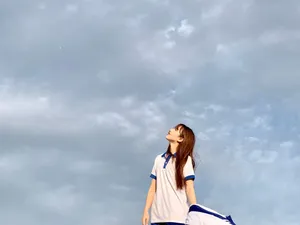 苏晓彤校园制服天台清纯性感图片_8