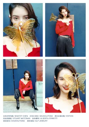 金晨优雅温婉写真图片_4