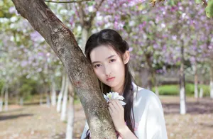 王玉雯清新灵动汉服写真图片_5