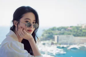 刘亦菲摩纳哥优雅气质图片