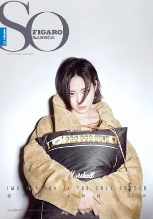 张靓颖短发妩媚性感写真图片_1