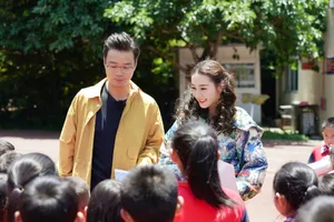 迪丽热巴极限挑战豹纹造型高清图片_2