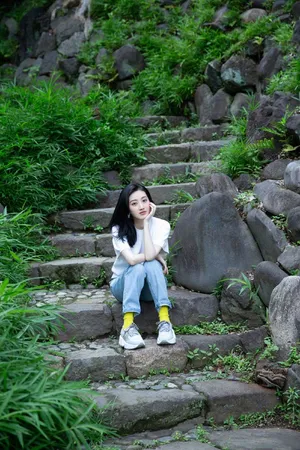 景甜清爽夏日写真图片_2