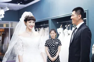演员甘婷婷婚纱剧照图片_2