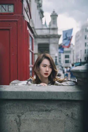 戚薇伦敦时尚魅力写真图片